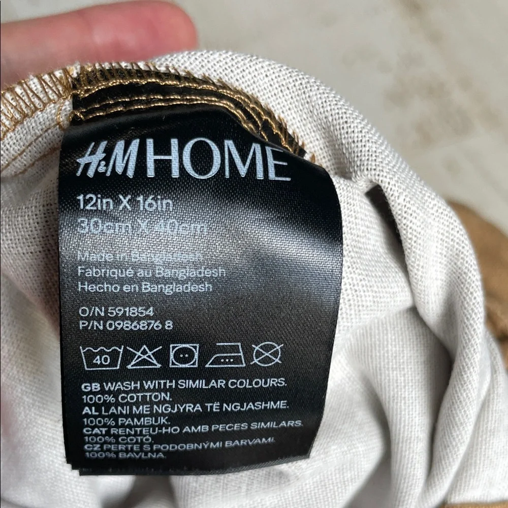 $5💕 H&M HOME Kids Brown Bear Drawstring Bag